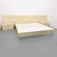 Custom Tommi Parzinger King Bed, Headboard & Nightstands - Sold for $11,250 on 10-10-2020 (Lot 4).jpg
